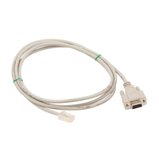 Kábel k ON-LINE modulu, DB-9 samica / RJ45, 1,8 m, biela